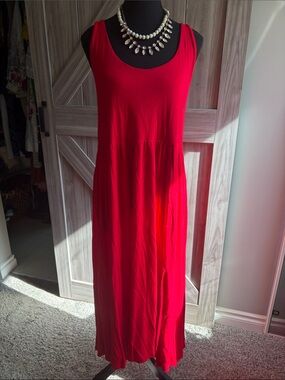 a new day Red Sleeveless Maxi Dress